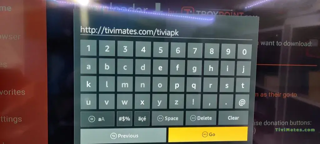 TiviMate URL Downloader Firestick